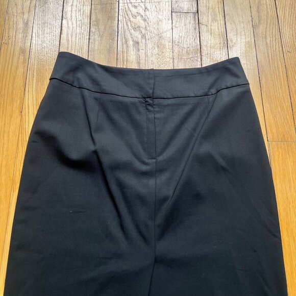 Boss Hugo Boss Size 4 Black Charcoal Veronice Wool Blend Straight Pencil Skirt - Picture 13 of 15